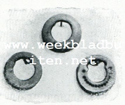 Het werpschijf-spel. Een nieuwe sport. Drie soorten werpschijven