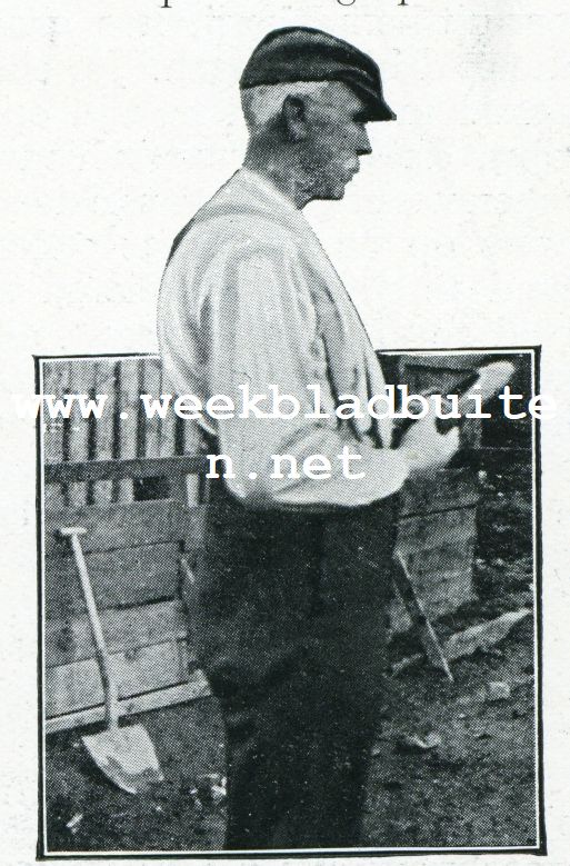 Het werpschijf-spel. Een nieuwe sport. Speler met werpschijf