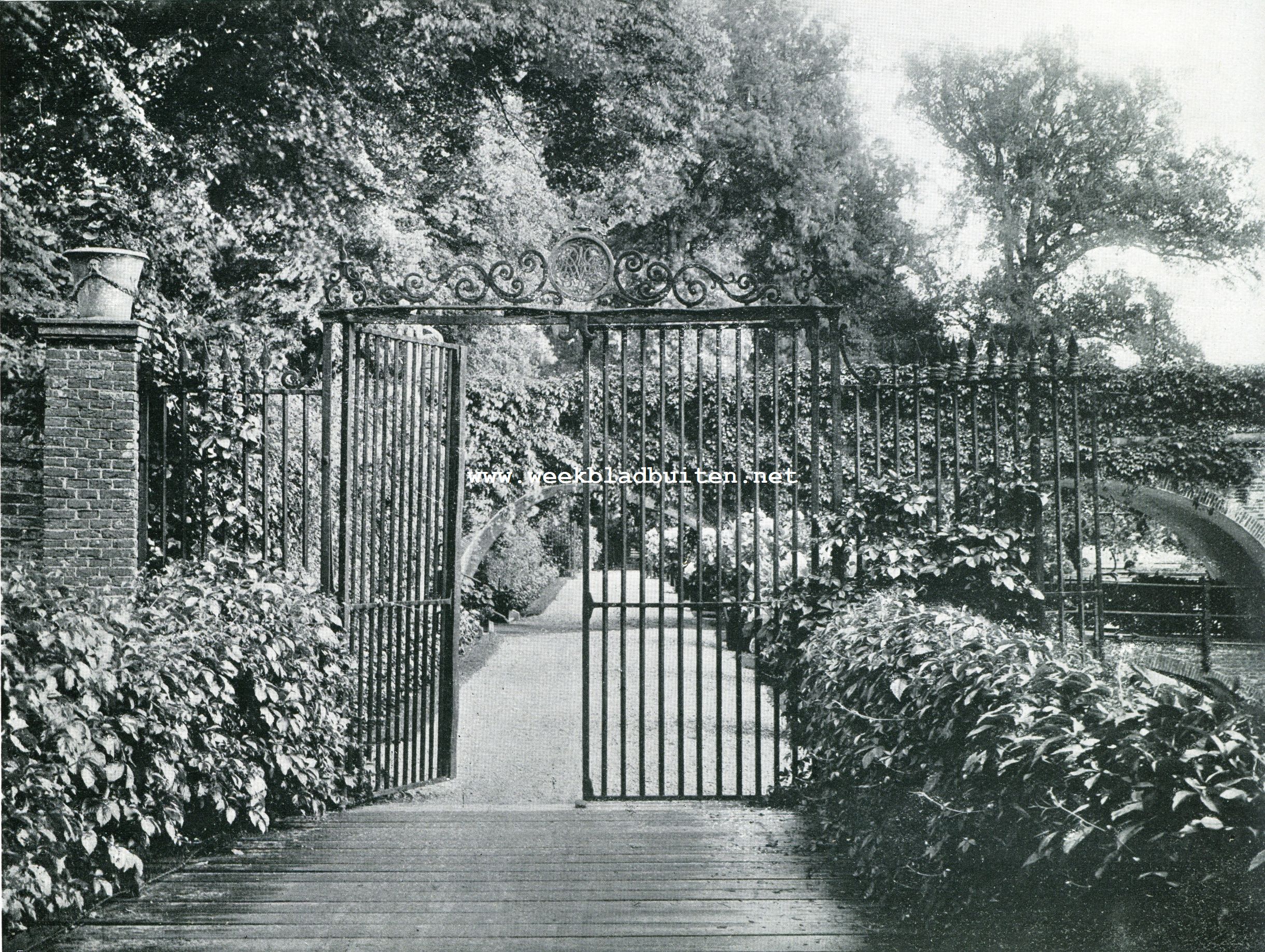 Het Huis te Amerongen. Tuinhek