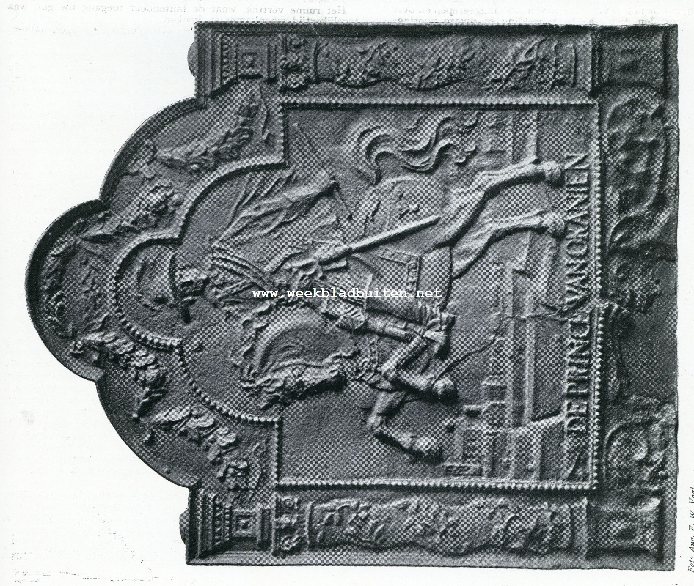 Haardplaten. I. en II. Haardplaten uit den XVIIe eeuw 2