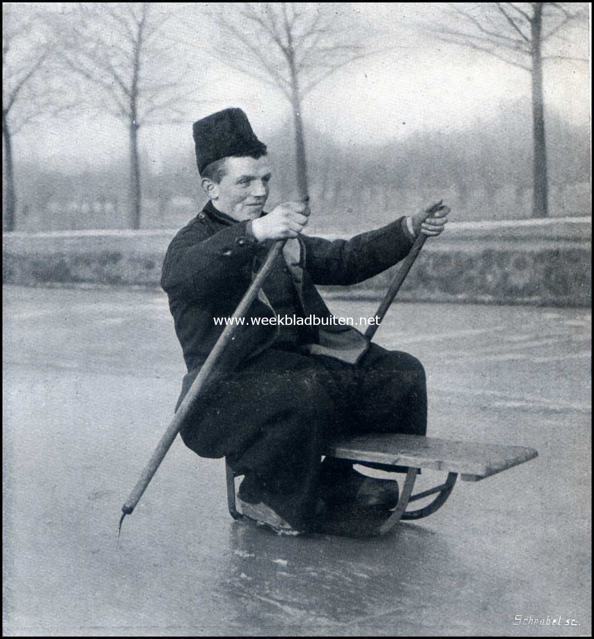 Op de Vaart te Volendam. Volendammer op 