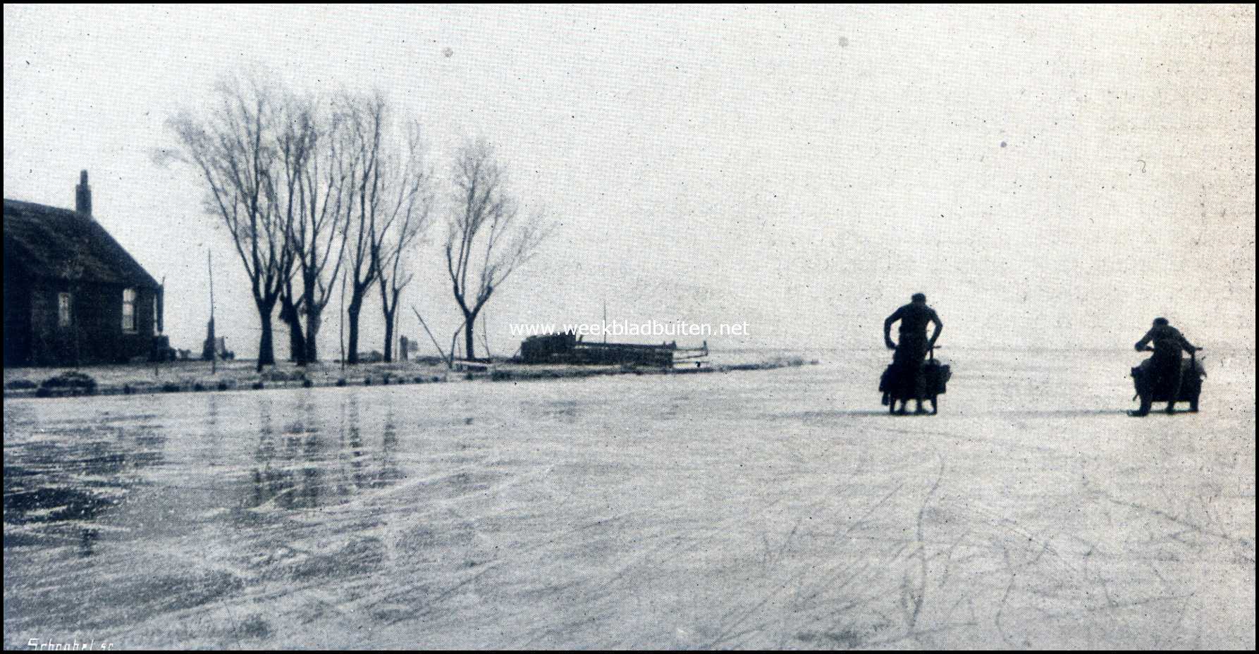 Winterlandschap bij Monnikendam