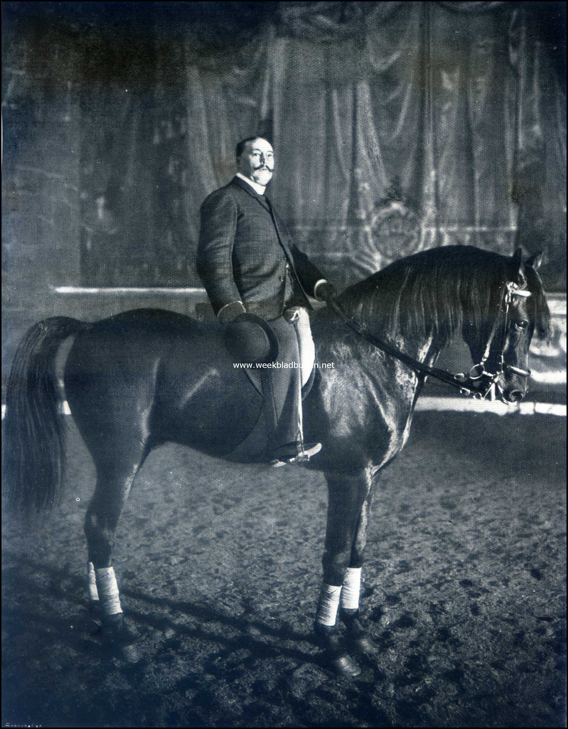 Oscar Carr� op den Trakehner hengst Walzertraum