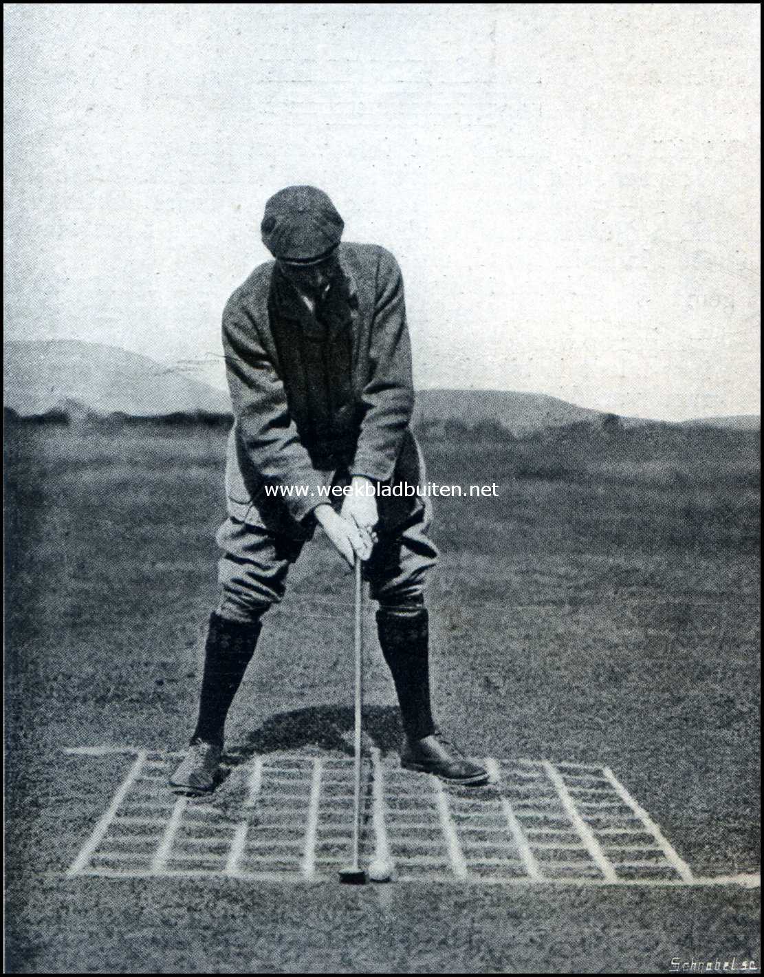 Een praatje over golf. Hoe Vardon richt