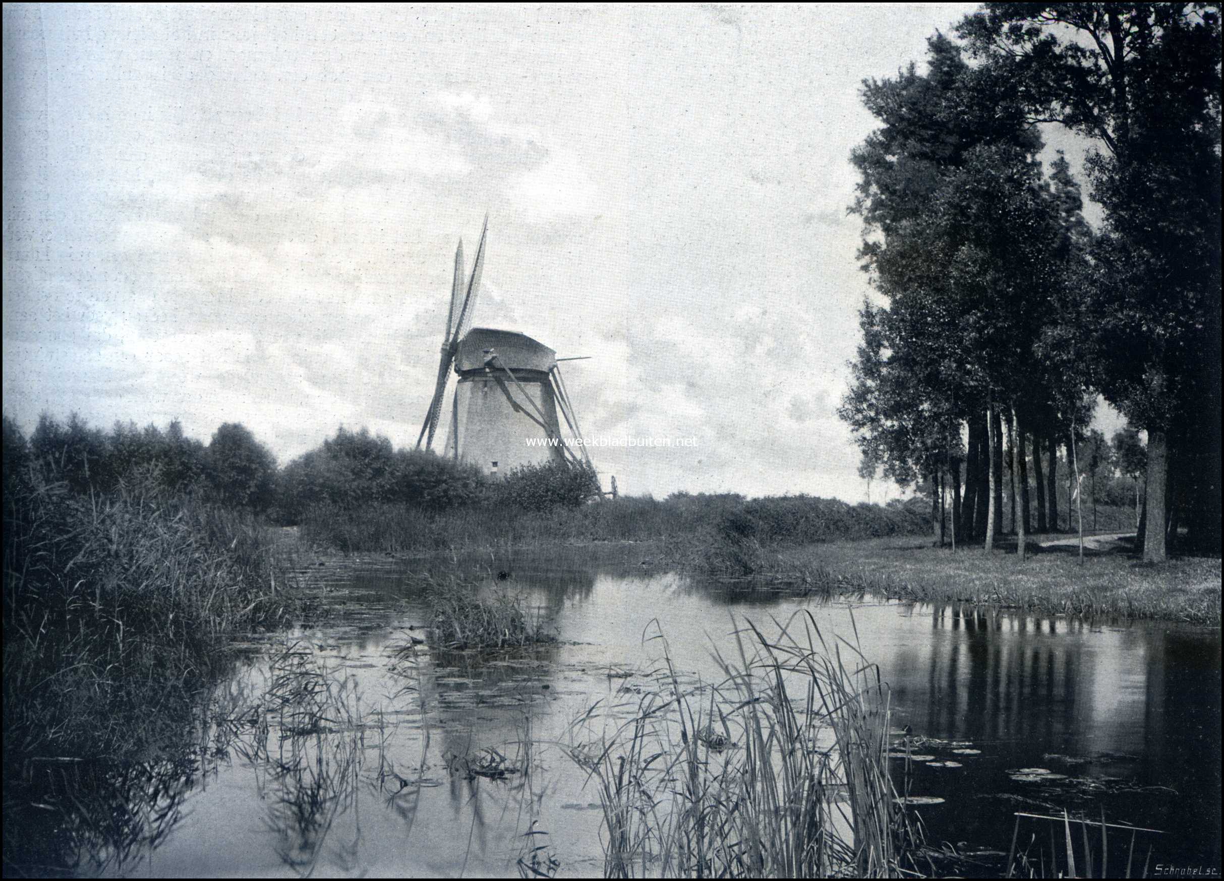 Aan het Gein. Weerspiegelingen