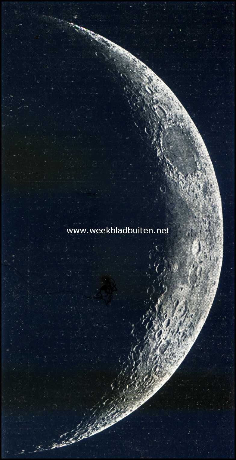 De maan 4 dagen na 