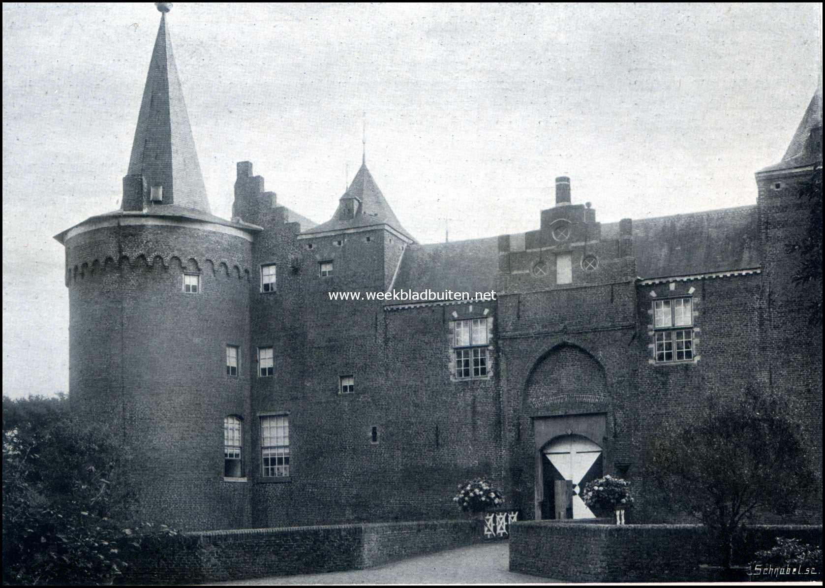 Het Kasteel Helmond. De hoofdingang