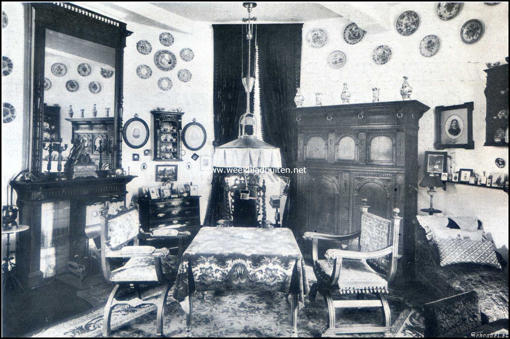 Het Kasteel Helmond. Een der torenkamers