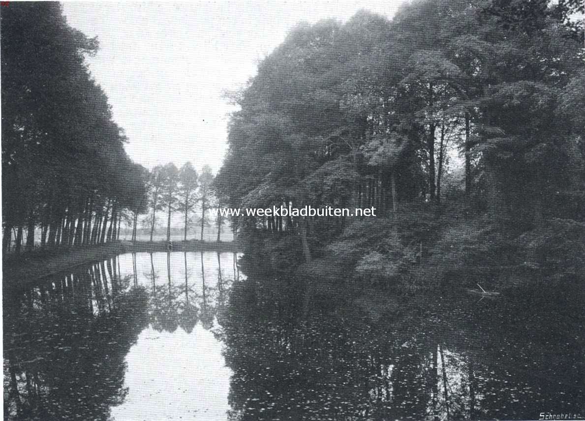 Het kasteel Well (L.). Het kasteel Well. Buitengracht