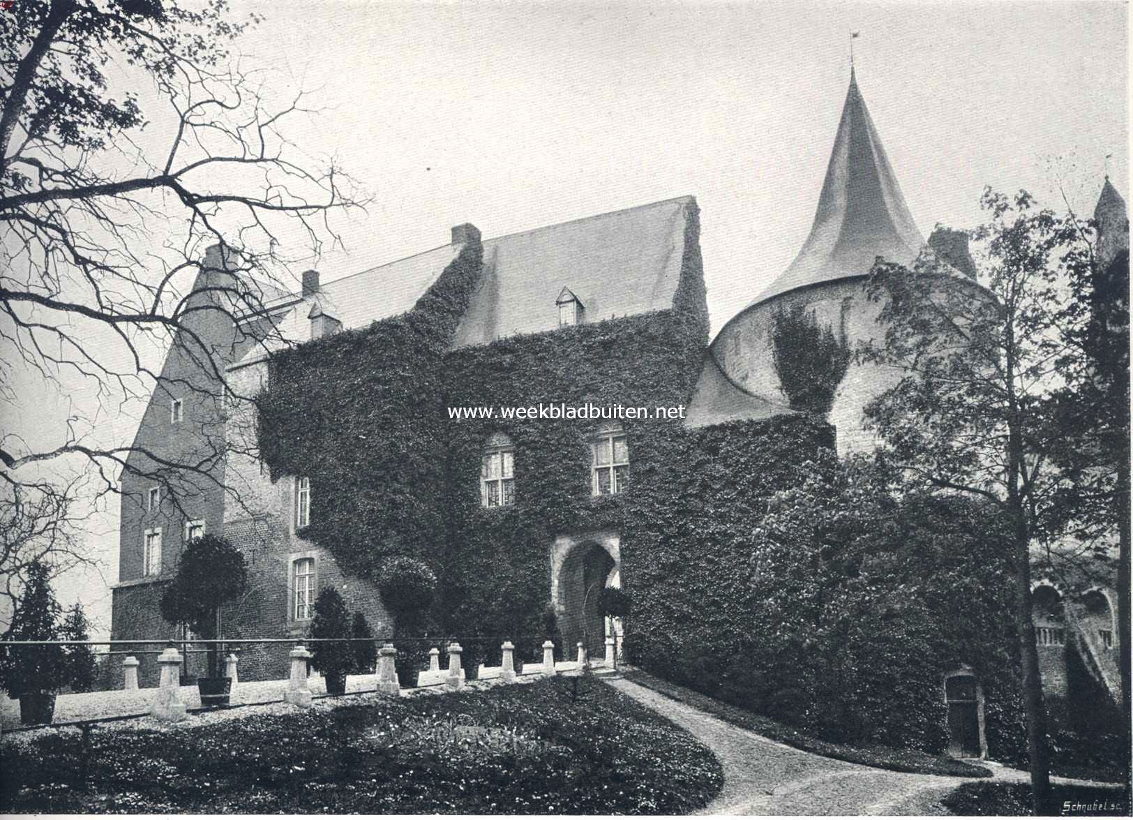 Het kasteel Horn (L.). Voorzijde