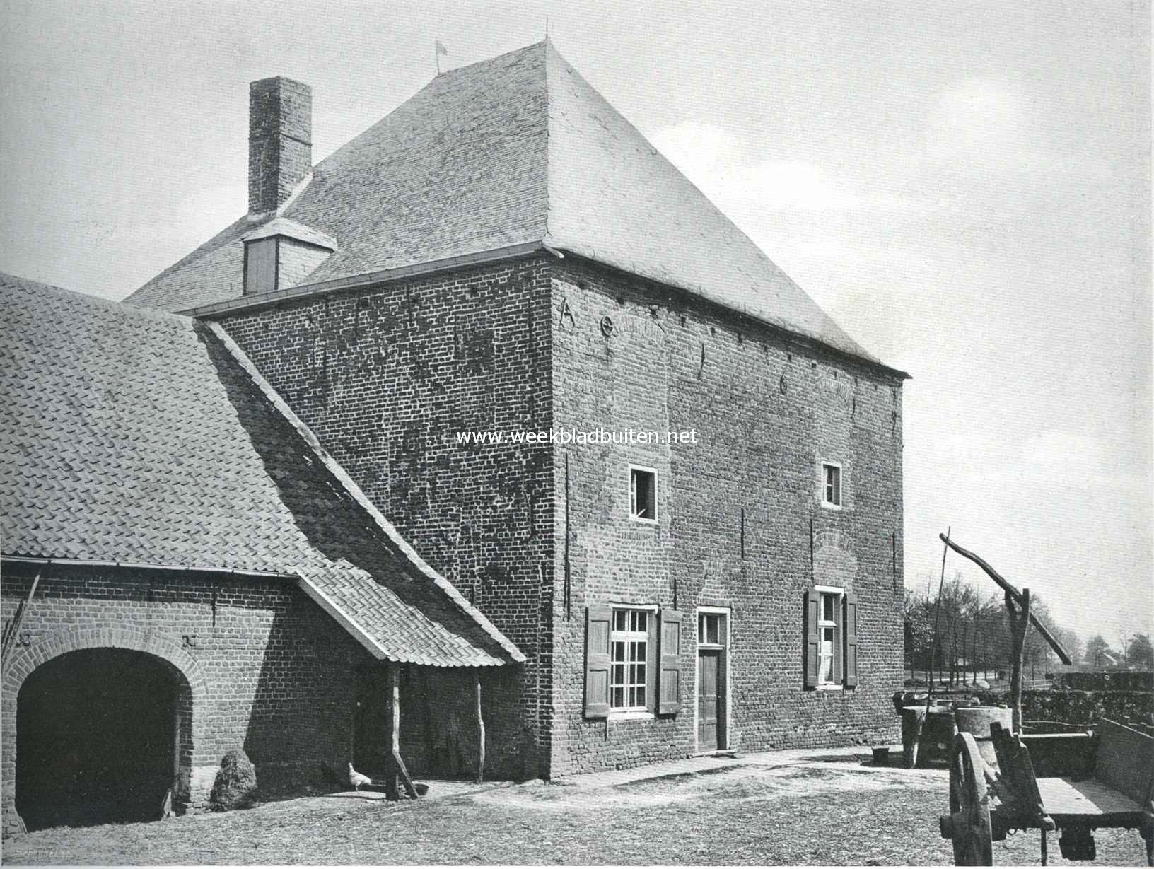 Het voormalig slot de Steinhaag bij Sevenum (L.)