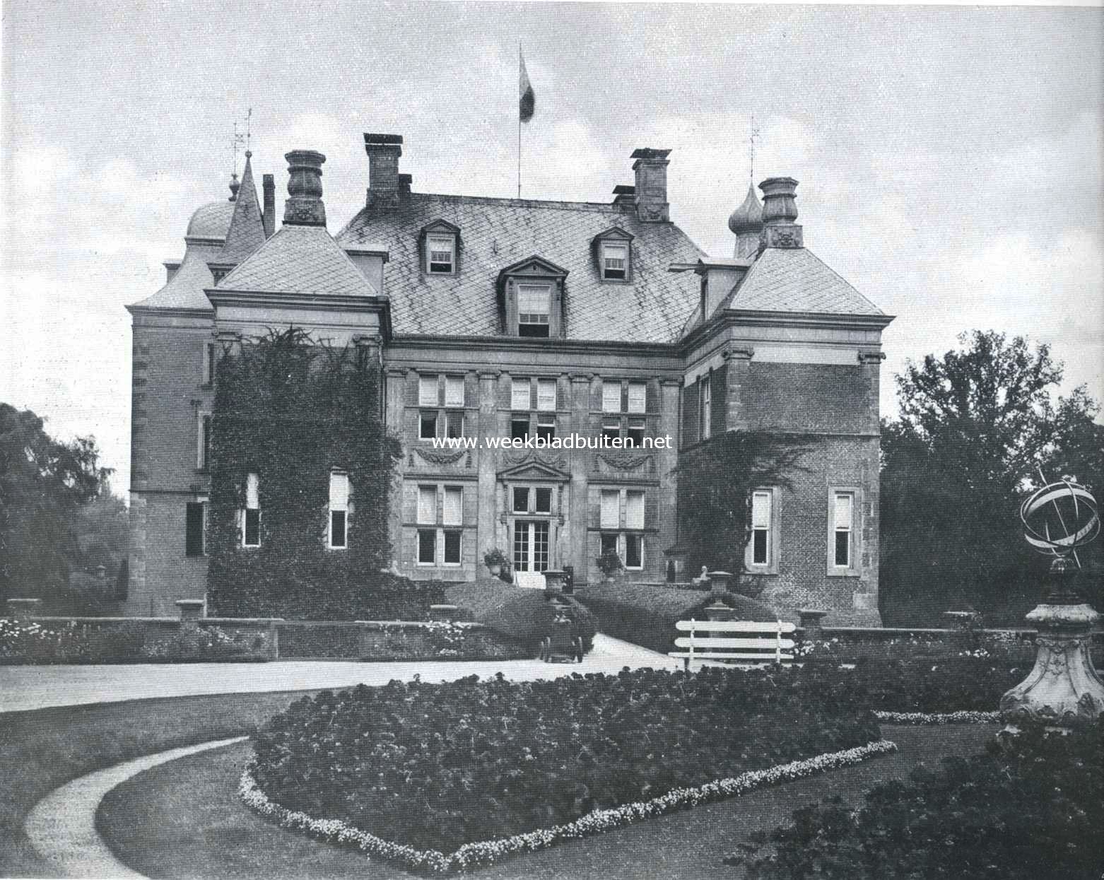 Het kasteel Weldam. Voorzijde