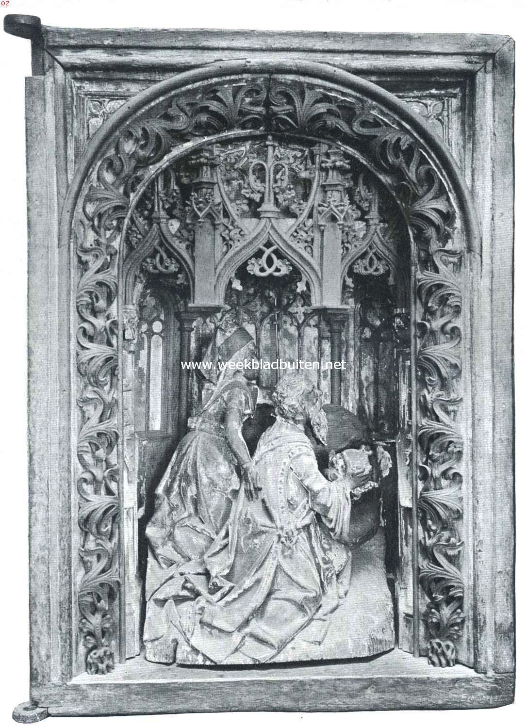 De Illustre Lieve Vrouwe Broederschap te 's-Bosch. Houtsneewerk uit de VIIIe eeuw