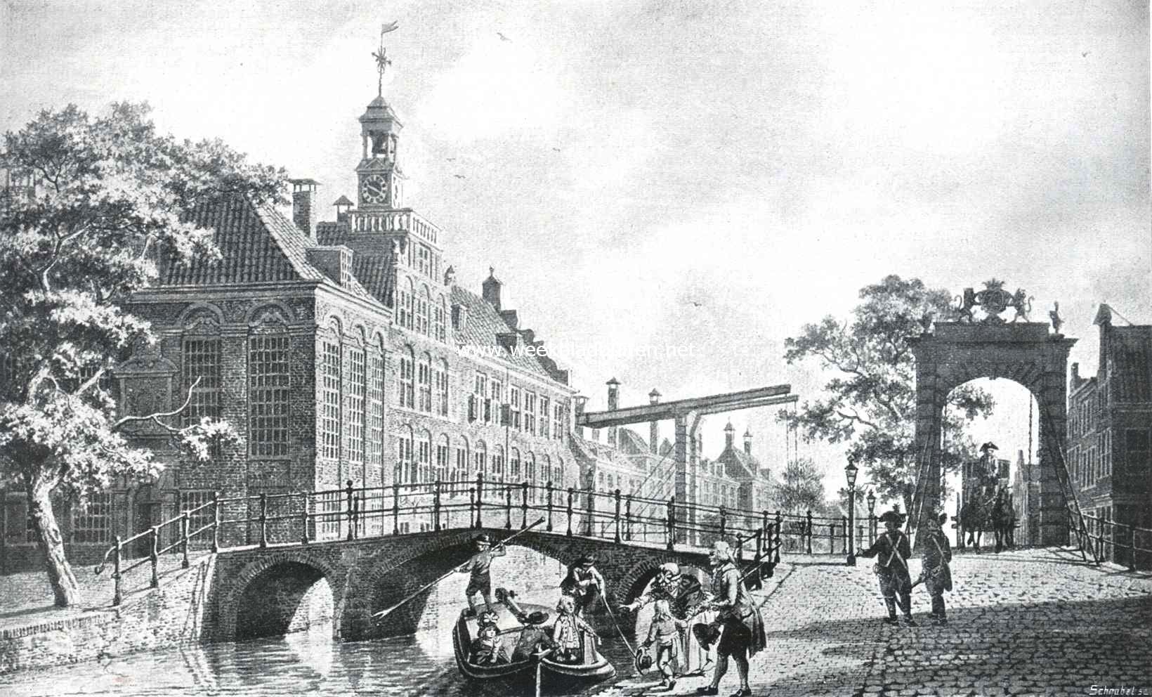 Sloopend herboren-Nederland. IV. Een eeuw slooperswerk in Den Haag. Het gesloopte Diaconiehuis aan het thans gedempte Spui te 's Gravenhage en de verdwenen ophaalbruggen