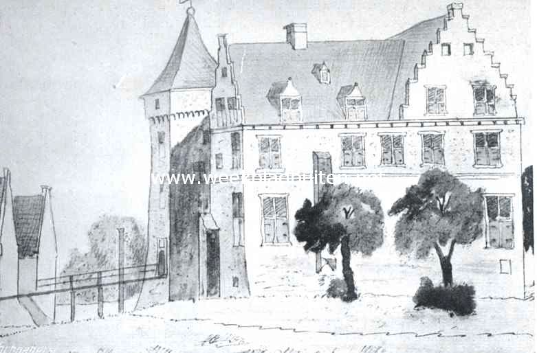 De Wijenburgh. De Wijenburgh ('t Huis t Egteld) in 1728. Naar een teekening van C. Pronk in het Rijksarchief te Arnhem