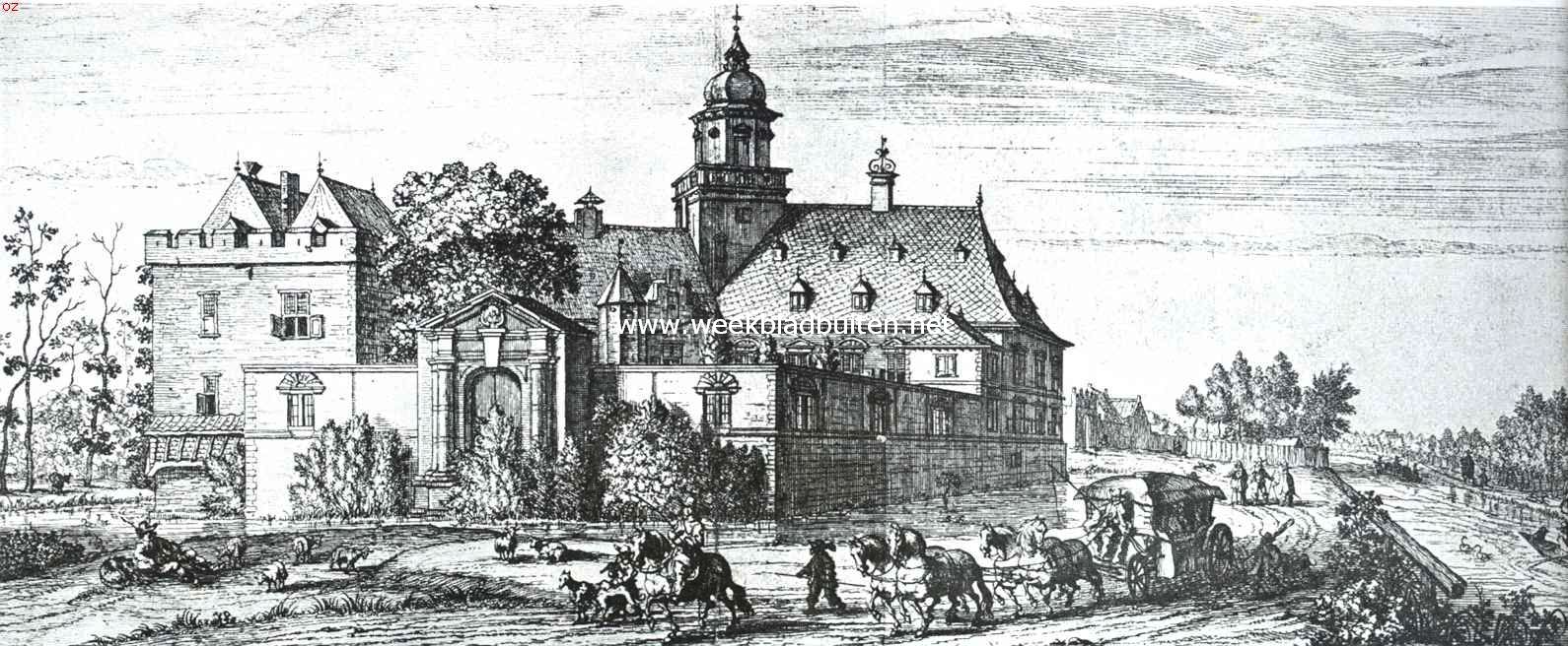 Het kasteel Nyenrode. Naar de ets door Matham, 1642