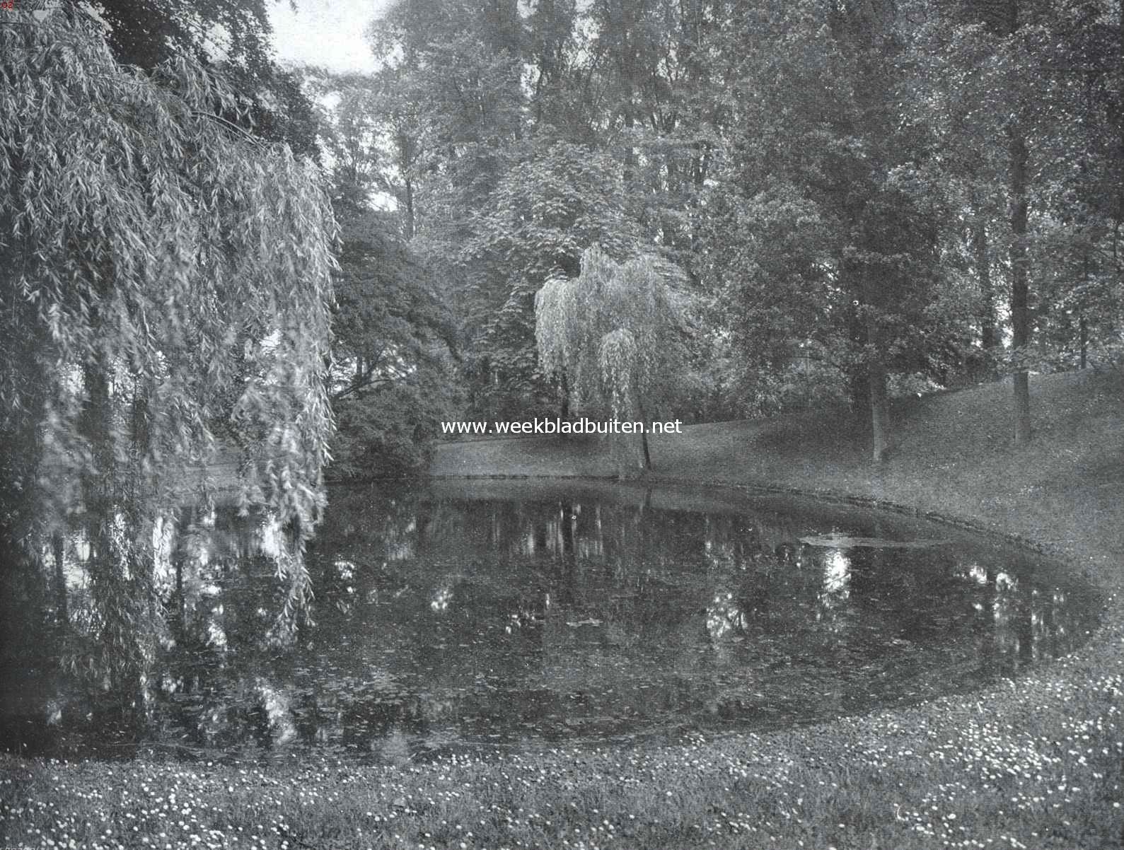 Het kasteel Nyenrode. De goudvisschenkom