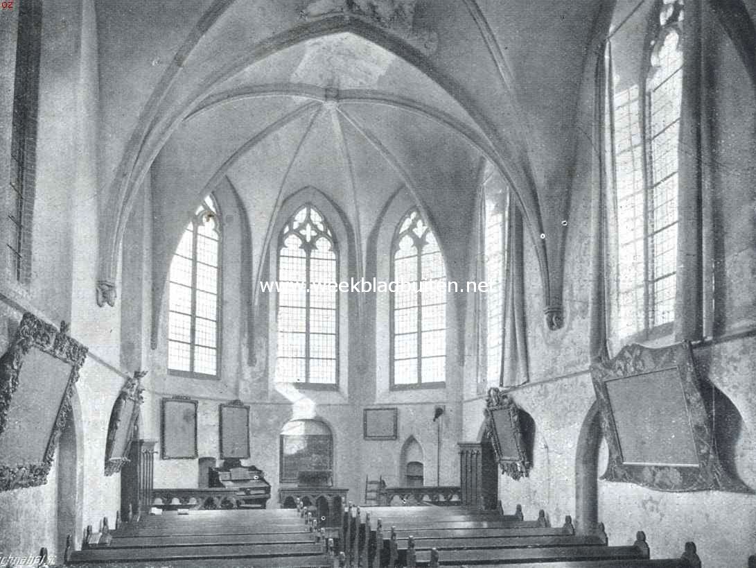 Het Amersfoortsche Gasthuis. De kapel van het St. Pietersgasthuis