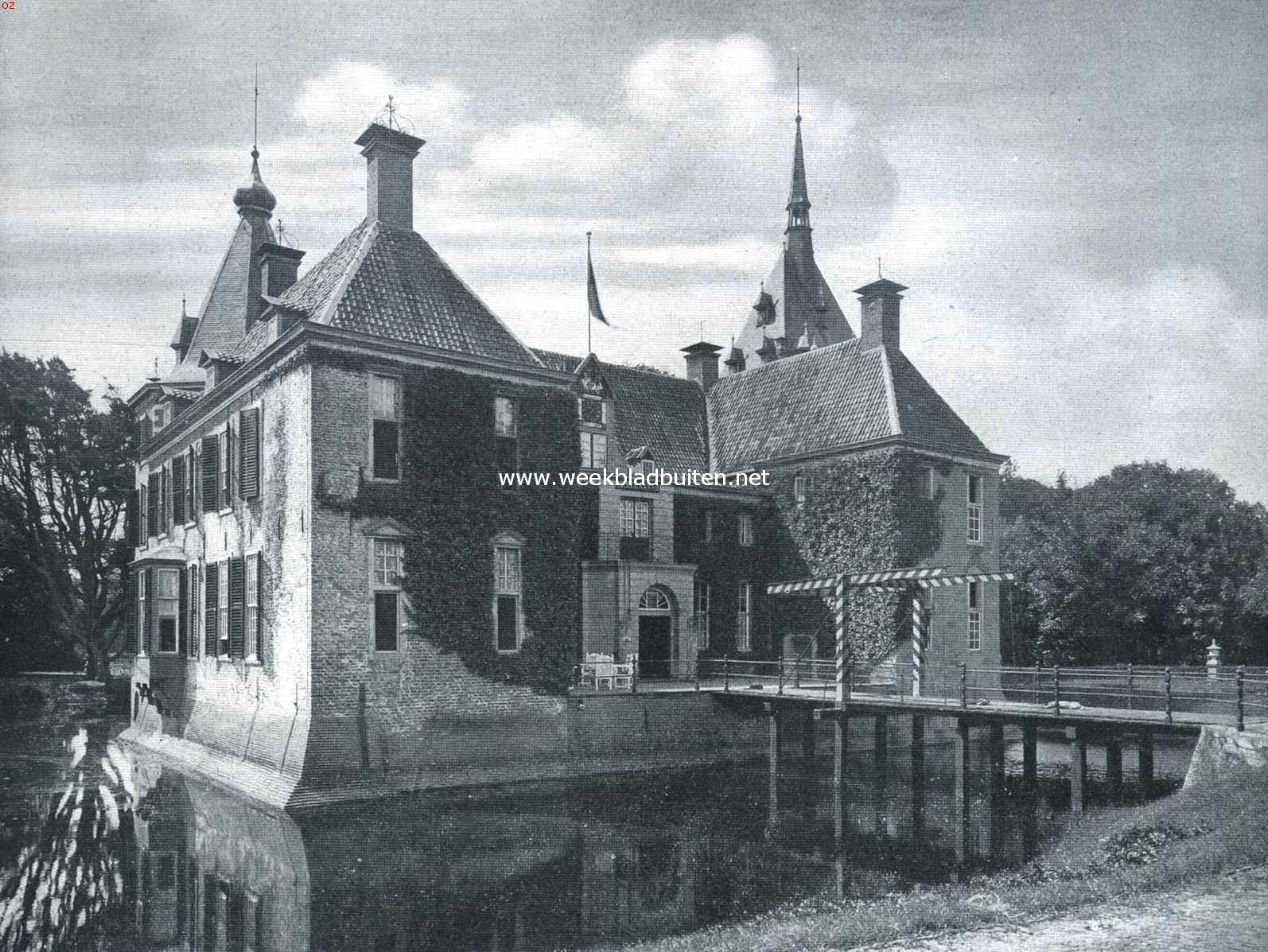 Het kasteel het Nijenhuis, gezien van het Zuidoosten