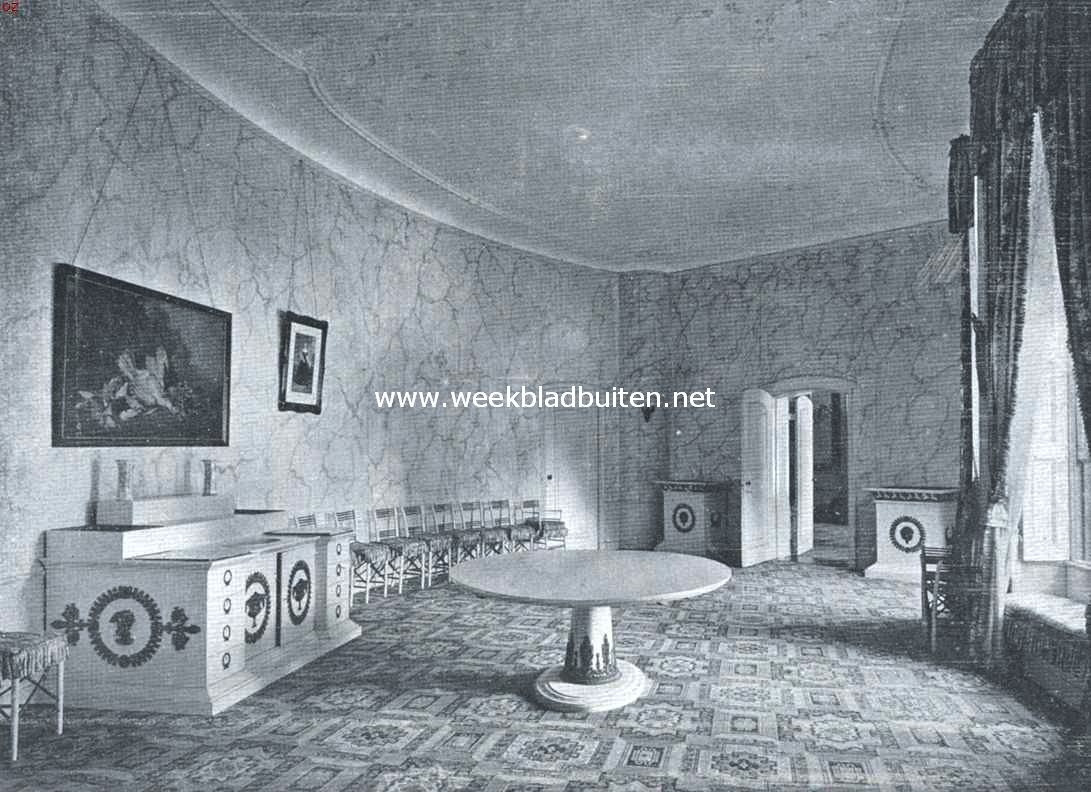 Huize Goeneveld. De Ronde Kamer