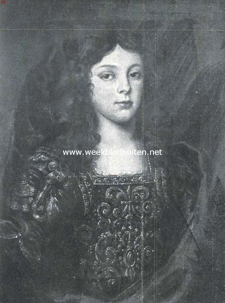 Het Huis Bergh. Portret van een onbekende vrouw. Naar het in het kasteel aanwezige schilderij van een onbekende meester