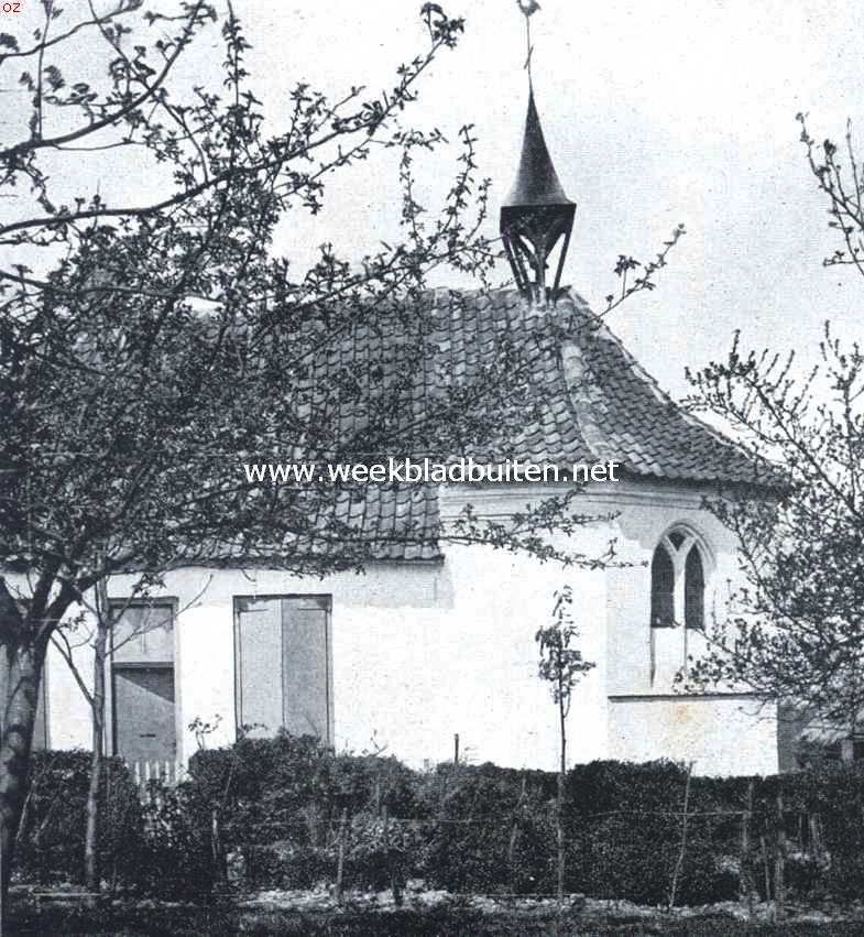 De kapel van Isselt. Het adelijke huis van Isselt en de kapel in de achttiende eeuw. Naar de tekening van C. Pronk