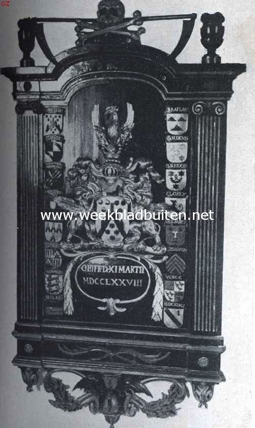 De kapel van Isselt. Het rouwbord van mr. Willem van Dam