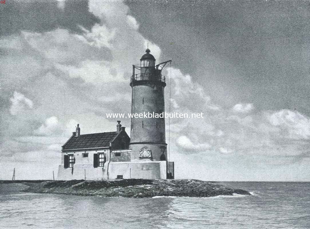 Bij den vuurtoren van Marken