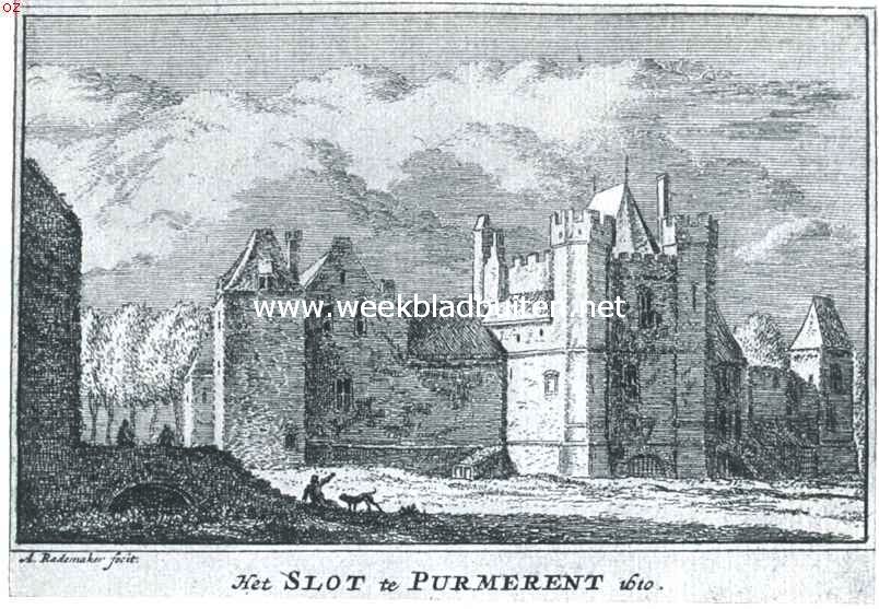 Purmerend. Purmersteyn in het begin van de zeventiende eeuw