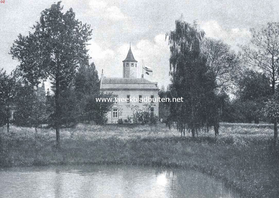 Het kasteel Jerusalem bij Meerssen. Gezien van het zuidwesten