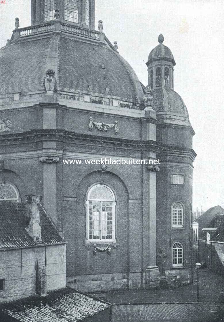 De Oostkerk te Middelburg. De uitbouw aan de achterzijde