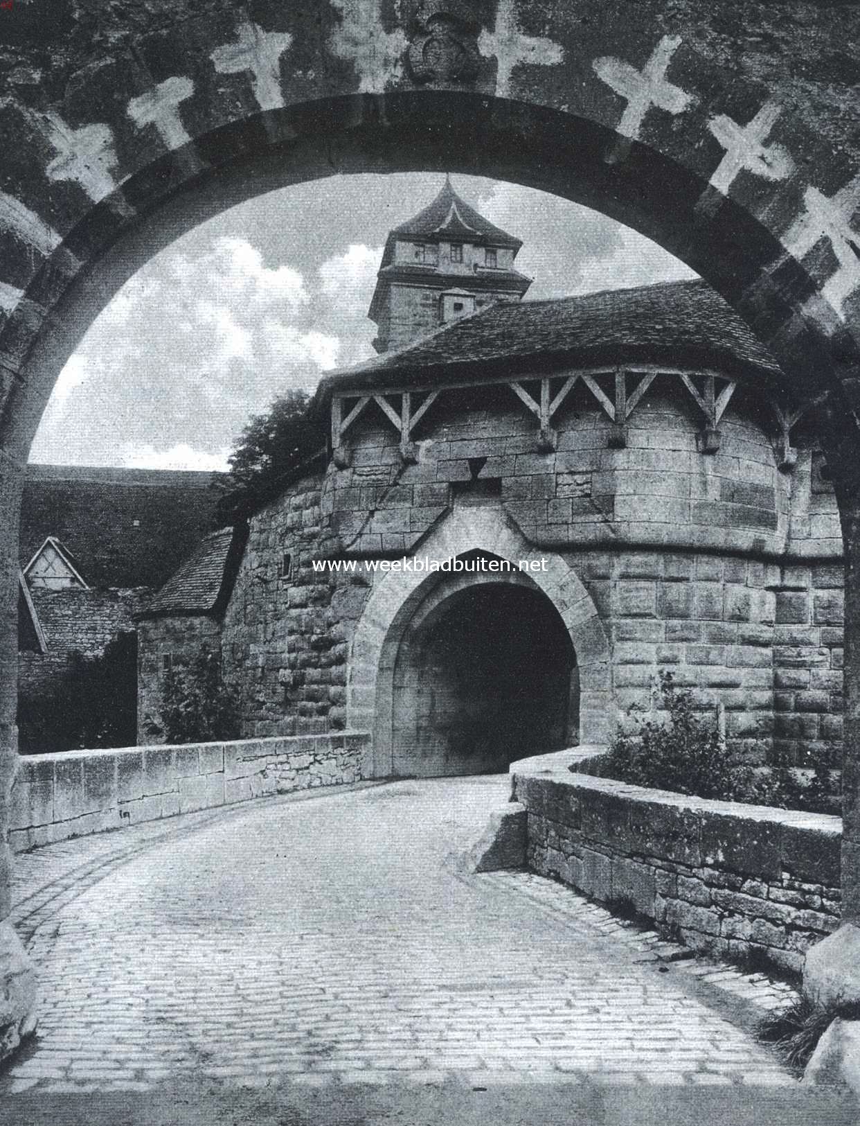 Rothenburg ob der Tauber. De Spitalpoort