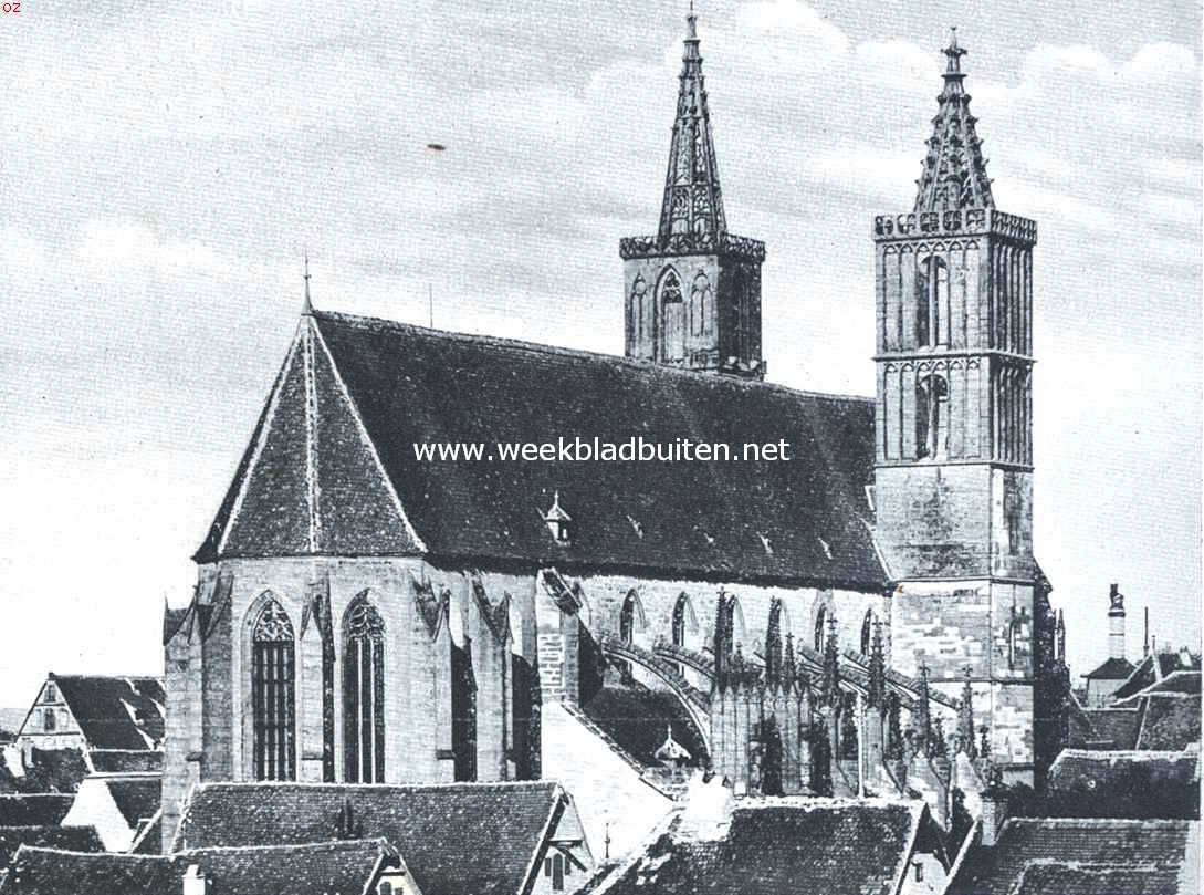 Rothenburg ob der Tauber. De St. Jacobskerk