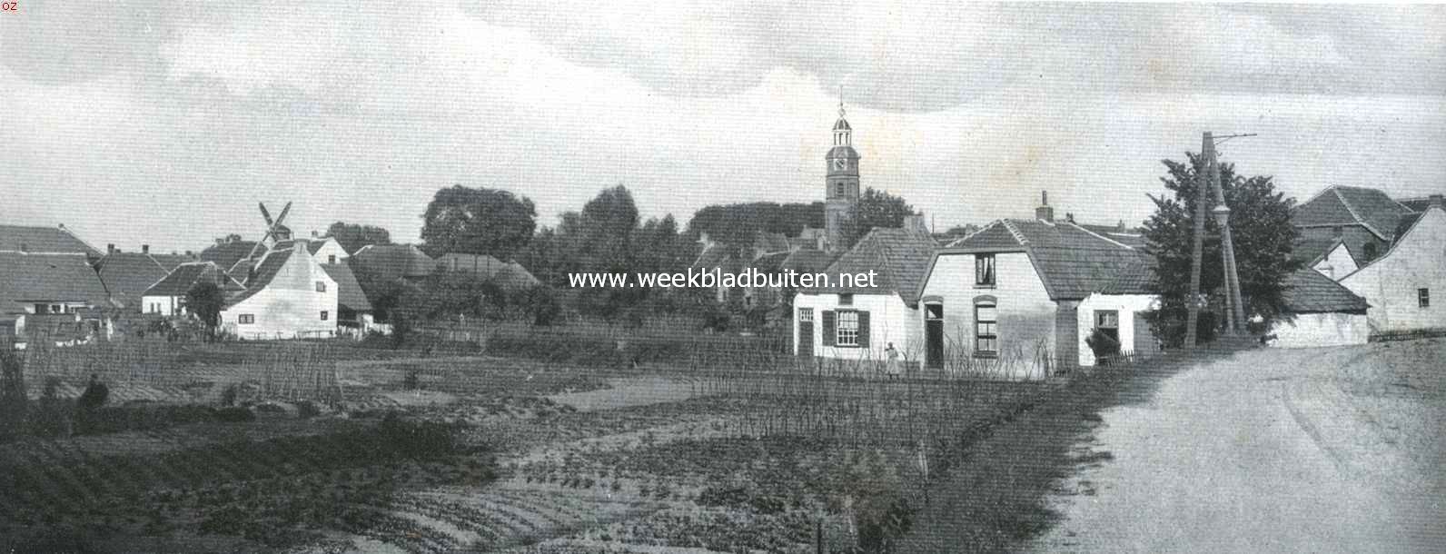 Buren. Gezien van den wal (Zuidwestzijde)