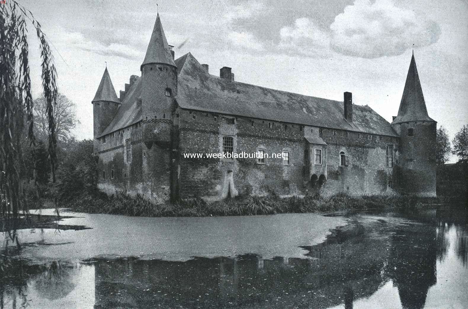 Het kasteel Hernen, achterzijde