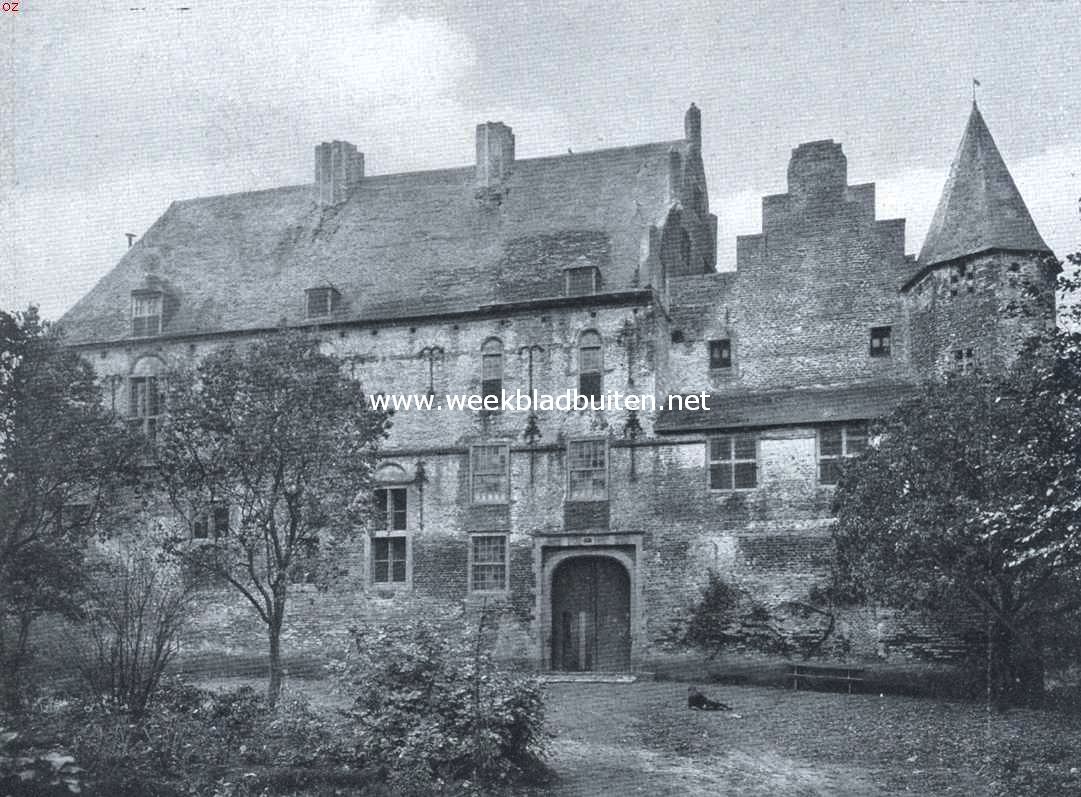 Het kasteel Hernen, voorzijde