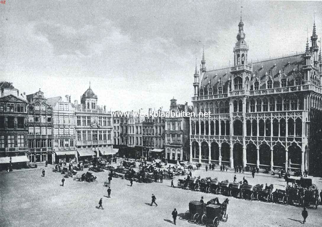 De Groote Markt te Brussel, waar de graven van Egmond en Hoorne 5 Juni 1568 onthoofd werden.Voor hun terechtstelling hebben zij terecht gezeten in het Broodhuis (Maison de Roi), het monumentale gebouw rechts op onze afbeelding