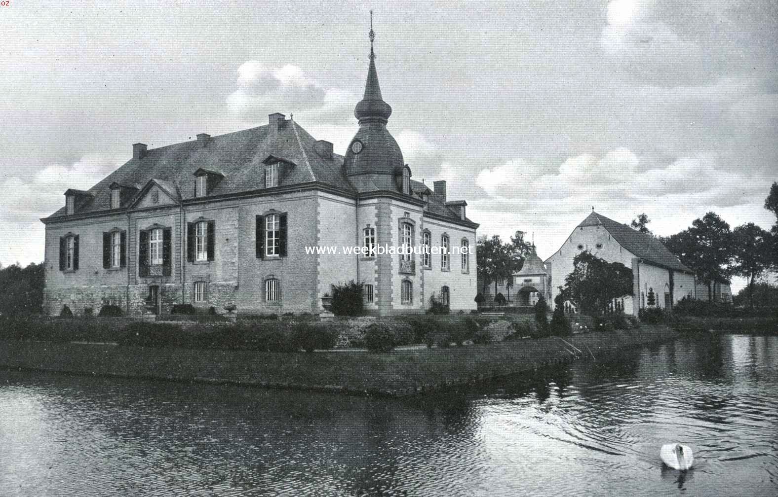 Het kasteel Meerssenhoven, gezien van zuidoosten