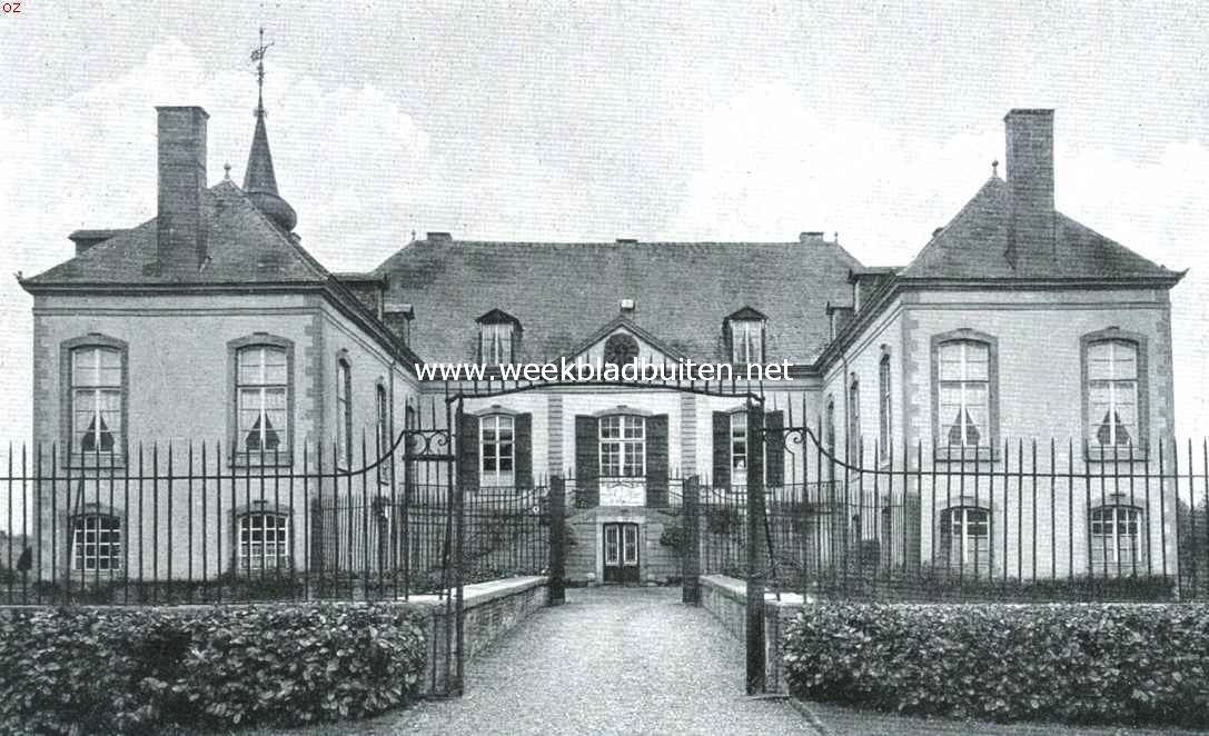 Het kasteel Meerssenhoven, noordzijde (front)