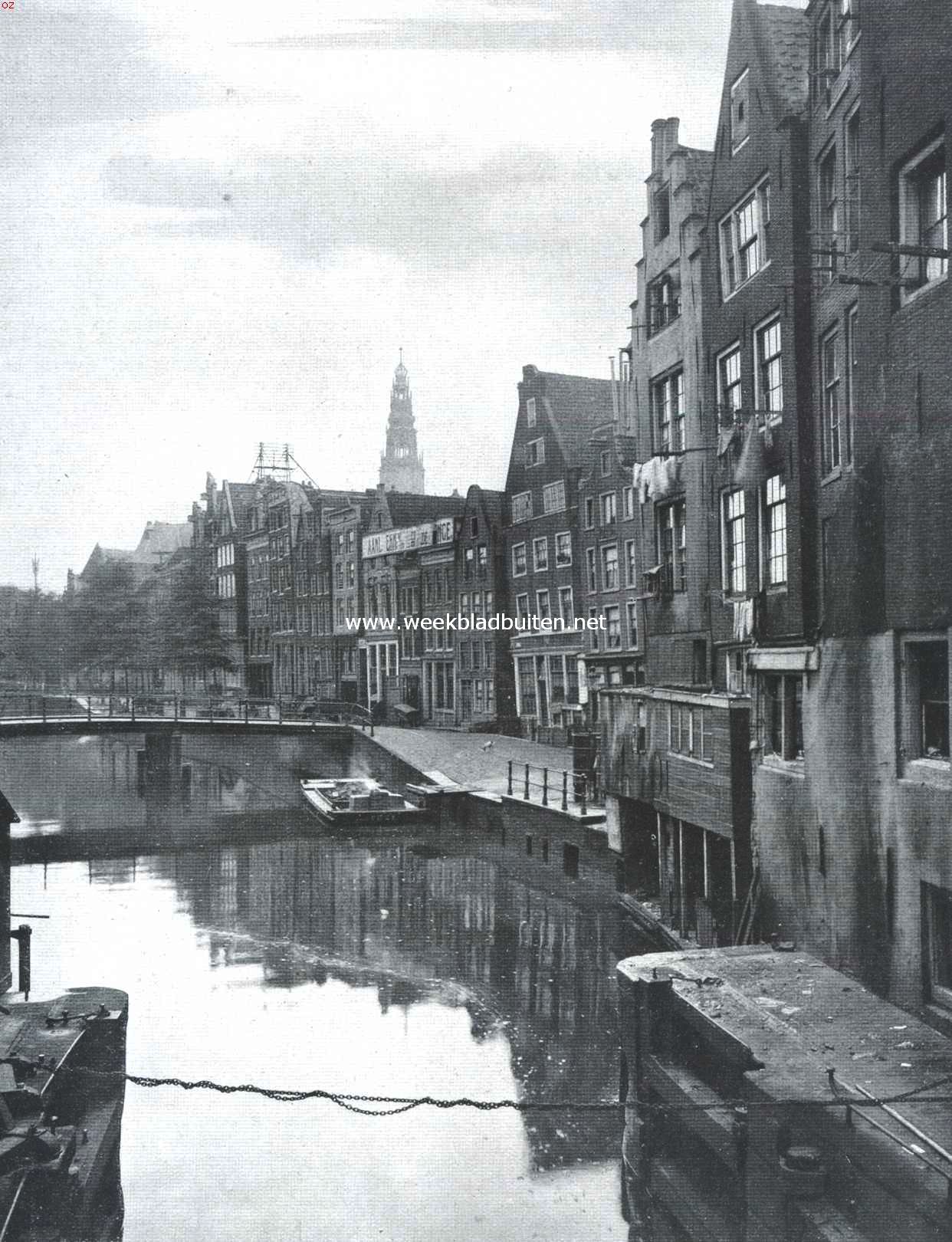 Gezicht van den Zeedijk op den Oude Zijdsvoorburgwal te Amsterdam