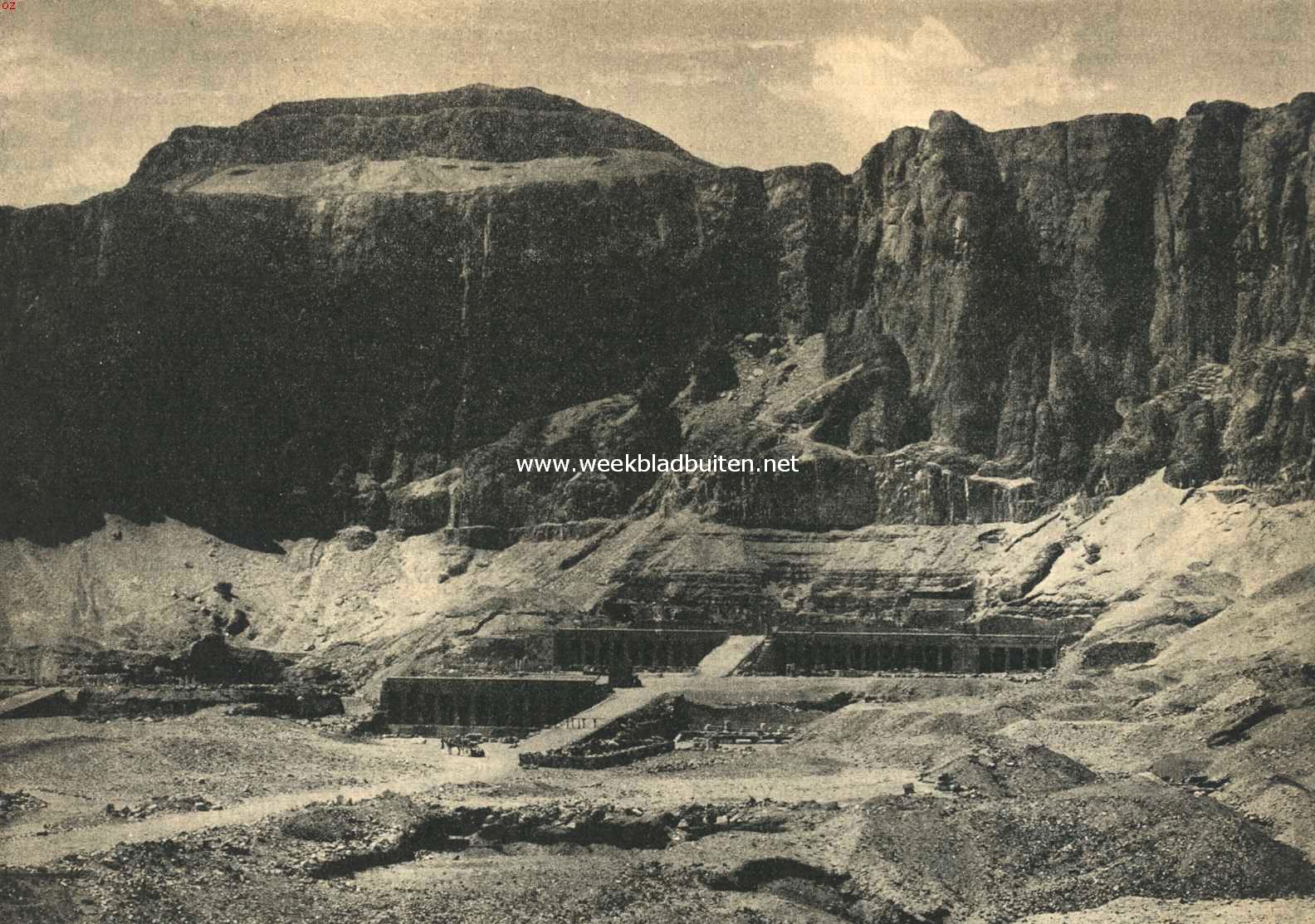 De Nijlreis. De graven van de Egyptische koningen der achttiende, negentiende en twintigste dynastie in de rotsen bij Theben (Loeksor)