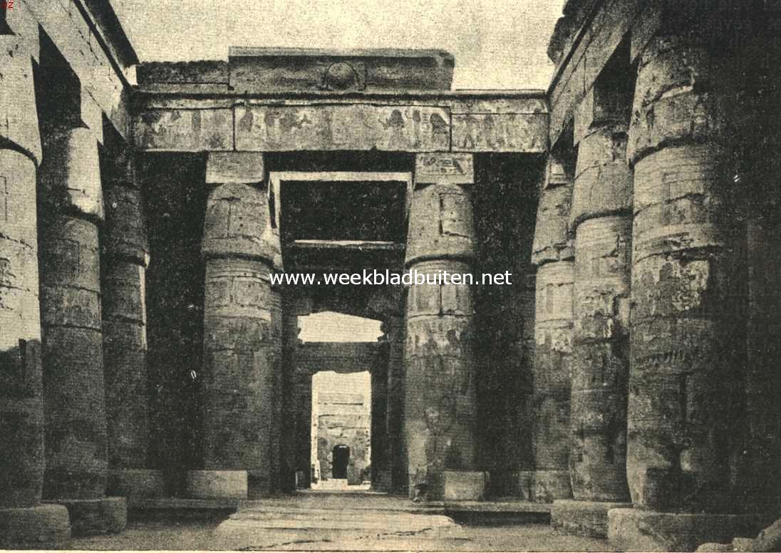 De Nijlreis. De Chons-tempel van Karnak (Theben)