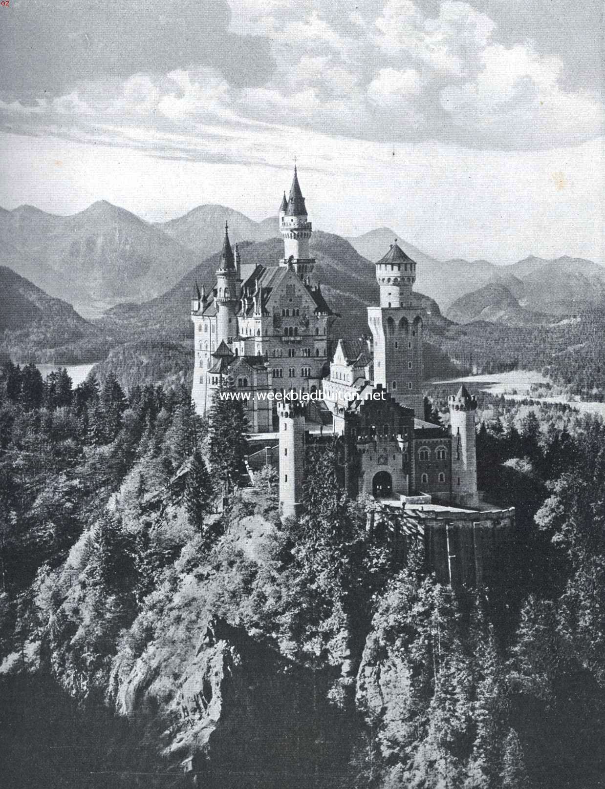 Het Slot Neuschwanstein in Zuid-Beieren