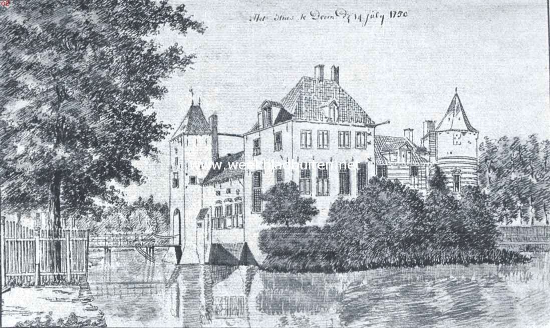 Het Huis te Doorn in 1750