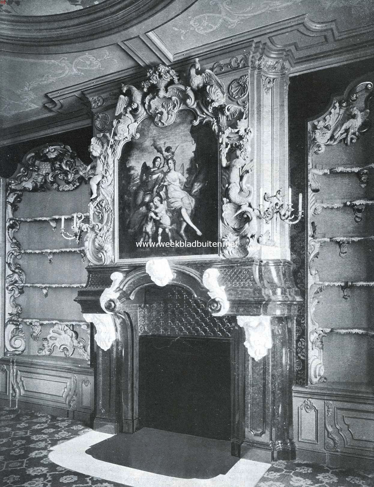 Het van Loosen-Huis te Enkhuizen. Schoorsteen in den salon