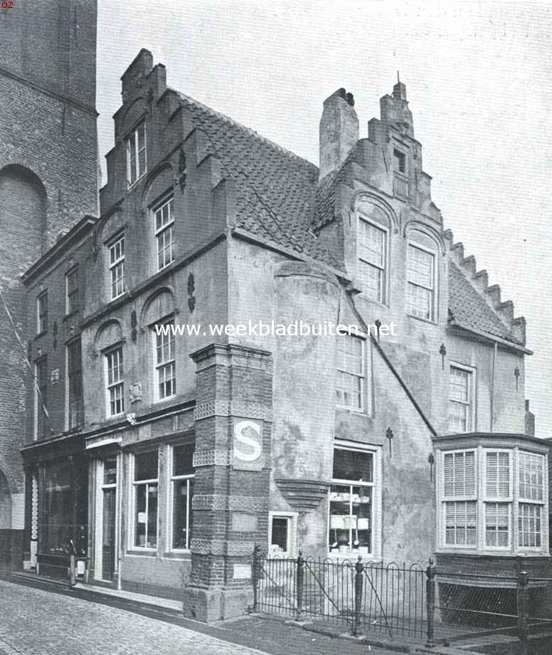Culemborg. Oud huis bij de Binnenpoort