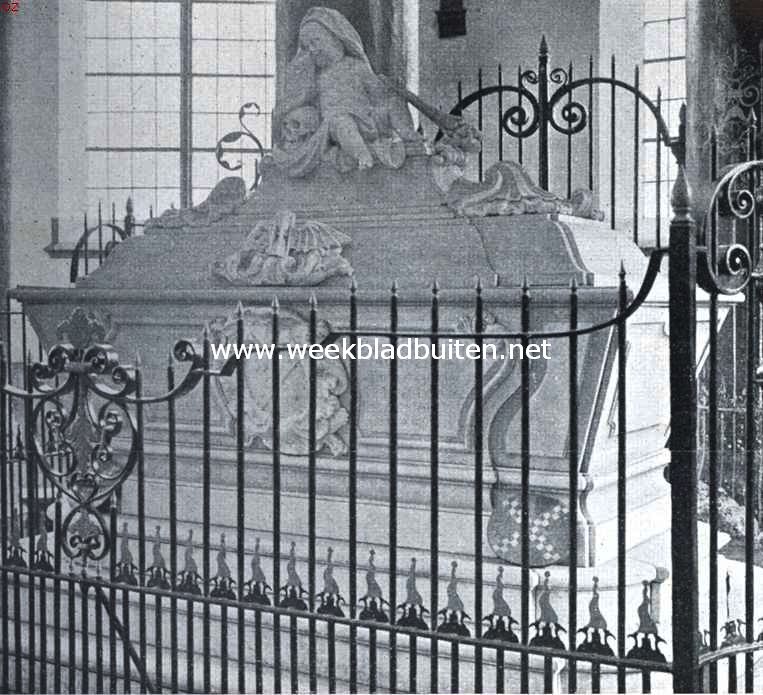 Culemborg. Graftombe van Elizabeth van Buren in de Groote Kerk