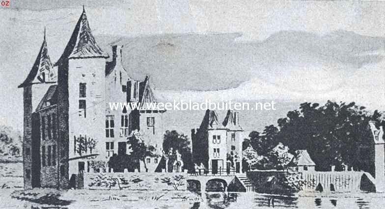 De Beverweerd. De Beverweerd in zijn ouden toestand. Naar een teekening in het archief te Utrecht