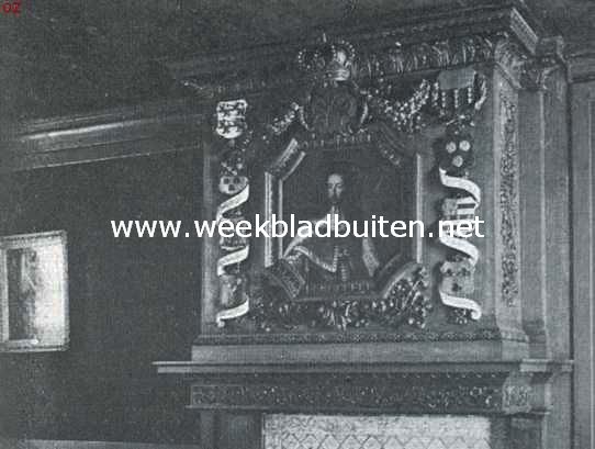 Schoonhoven. Het schoorsteenstuk in de Raadzaal