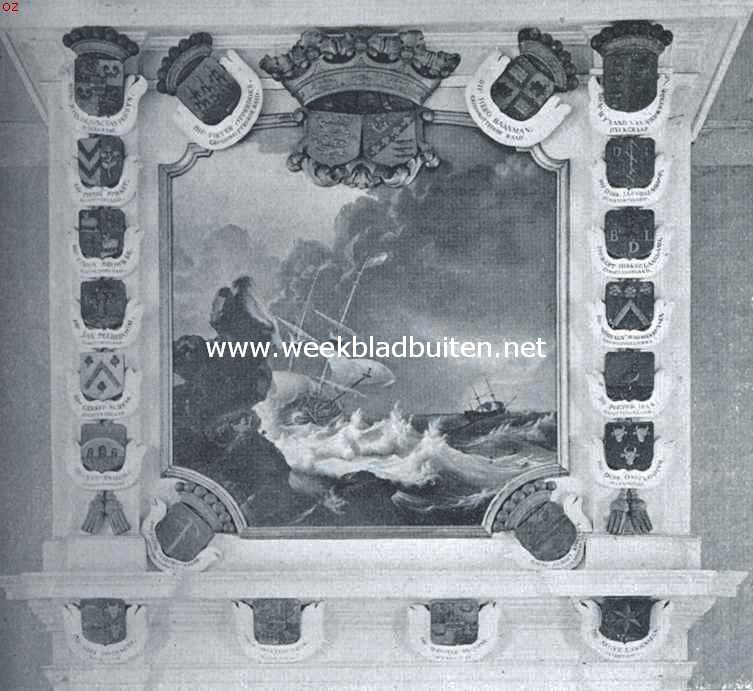 De Tent. Schoorsteenstuk in de bestuurskamer